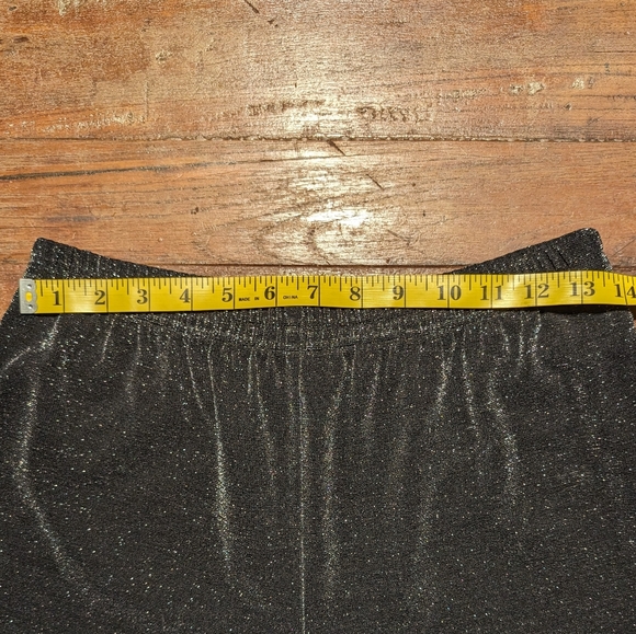 VINTAGE Karin Stevens Sparkly Culottes cropped pant - Picture 3 of 8